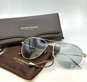 【新品】Oliver Peoples サングラス　匠　TK-3 シルバー　オリバーピープルズ　最高峰　定価6万