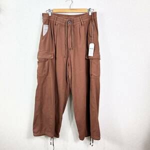 新品未使用 faccies ファッチーズ 23aw Silk Nep Wide Tuck Cargo Pt カーゴパンツ シルク　コットン タグ付き