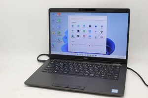 訳有 タッチ 12.5型 DELL Latitude 5300 Windows11 八世代 i5-8265U 8GB 256GB-SSD カメラ 無線 Office付 中古パソコン 税無 管:1059m