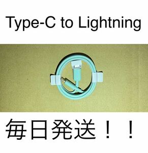 1本 マカロンカラー Type-C to Lightningケーブル グリーン 1m 急速充電 充電器 iPhone USB 高品質 タイプC ライトニング typec