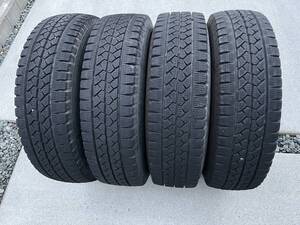 【中古】BRIDGESTONE ブリヂストン BLIZZAK ブリザック VL1 195/80R15 107/105L LT 4本 タイヤ スタッドレス