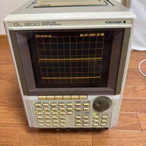 通電確認　ジャンク　 デジタルオシロスコープ　ＹＯＫＯＧＡＷＡ　ＤＬ1200/4ＣＨ　100ＭＨｚ　デジタルオシロ　通電OK