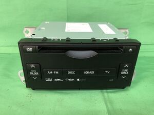 KI067 中古 トヨタ クラウン マジェスタ URS206 平成25年3月 純正 ナビユニット AM/FM/DVD/HDD/TV 86120-30N85 動作保証