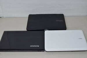 ノートPC NECと富士通とLENOVO OSなし 3台セット ジャンク扱