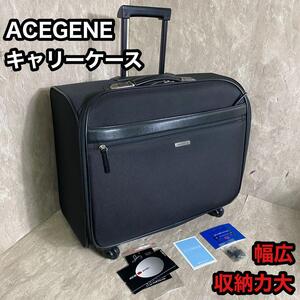 ACEGENE エースジーン キャリーケース 機内持込可 4輪 出張　トローリーバッグ　大容量　スーツケース