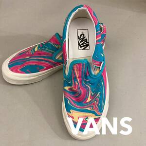 【新品未使用】 バンズ VANS スリッポン クラシック アナハイムファクトリー エラ ERA 2022 US企画 レアモデル マーブル ブルー 26.5cm @★