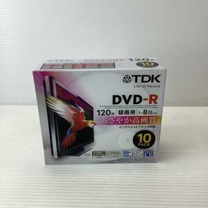 TDK DVD-R 10枚組 10PACK 120分 録画用 8倍速記録対応 4.75GB 5mmスリムケース 未開封 未使用