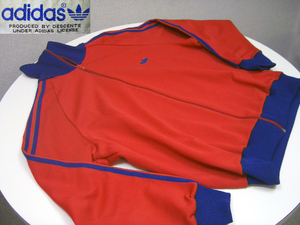 †70S 80S adidas Vintage 西ドイツ DESCENTE old school デサント トレフォイルロゴ後期 アディダス トラックジャケット ジャージ ♂希少