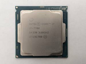 簡易チェック済み Intel Core i7-7700 3.6GHz LGA1151 ②