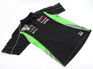 正規品 QUATTRO【JG Speedfit KAWASAKI】British Super Bike 公式 ポロシャツ 【XL】