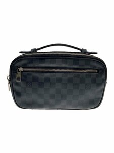 LOUIS VUITTON◆アンブレール_ダミエ・グラフィット_BLK/PVC/BLK/総柄