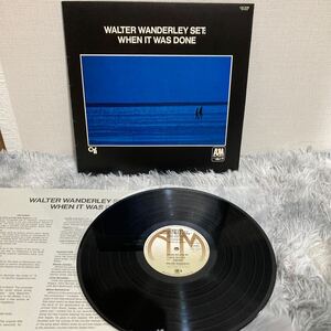  LP レコードWalter Wanderley set WHEN IT WAS DONE ワルテル・ワンデルレイ LAX 3100