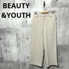 BEAUTY&YOUTH レディース ワイドパンツ ワイドスラックス S