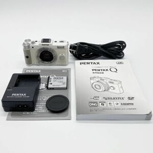 ■シャッター数わずか316回の極上品！PENTAX ペンタックス ミラーレス一眼 Q ボディ ピュアホワイト