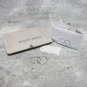 WERKSTATT:MUNCHEN hoop earrings fine hammered ピアス ワークスタットミュンヘン シルバー silver 925 sterling ANN DEMEULEMEESTER