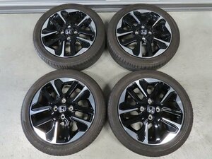 N-WGN ホンダ 165/55R15 JH1 JH2 純正 SS カスタム ターボ ブリヂストン ポテンザ 4.5J +45 PCD100 4穴 N-BOX N-ONE 美品 バリ溝