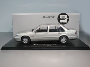 ▲入手困難！Silver！Triple9 1/18 ボルボ VOLVO 960 1996 新品