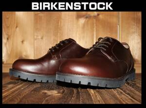 送料無料 即決【未使用】 BIRKENSTOCK ★ GILFORD レザーシューズ (40/26cm) ★ ビルケンシュトック ギルフォード 国内正規品 ブラウン ⑭