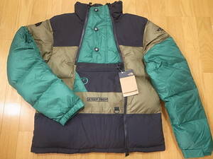 【送料無料 即決】海外限定 THE NORTH FACE STEEP TECH DOWN JACKET M 新品ダウンジャケット オリーブ グリーン ブラック スティープテック