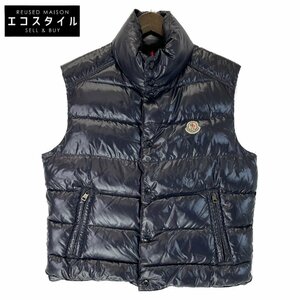 MONCLER モンクレール 41350 ネイビー TIB ダウンベスト ネイビー 2 ベスト メンズ 中古