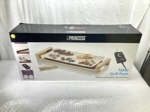 07【A112】◆未使用◆ PRINCESS プリンセス Table Grill Pure テーブルグリルピュア 103030 5025cm ホットプレート