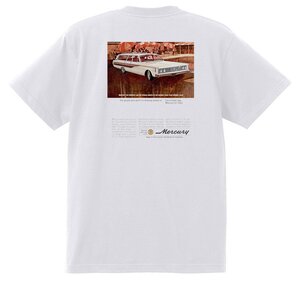 アドバタイジング マーキュリー Ｔシャツ 1169 白 1965 モントレー クーガー パークレーン コロニーパーク コメット ホットロッド