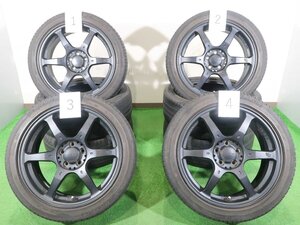 4本 RAYS ボルクレーシング VR.G2 17インチ 7J +50 5H 100 ラジアル MICHELIN PRIMACY 215/45R17 タイヤおまけ プリウス カローラ 86 BRZ