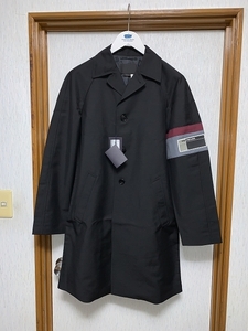 48 新品 18ss PRADA ラインロゴ コート プラダ