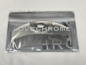 ◆ラブクロム LOVECHROME ヘアコーム INBATHツキBK313/520 プレミアムブラック 櫛 ヘアスタイリング用品 箱付き◆15018★