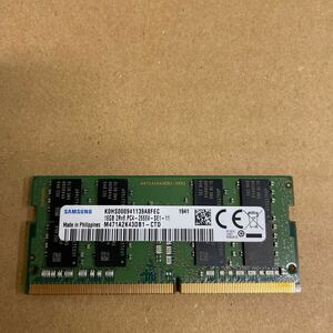 ヨ13 SAMSUNG ノートPCメモリ 16GB 2Rx8 PC4-2666V 1枚　動作確認品