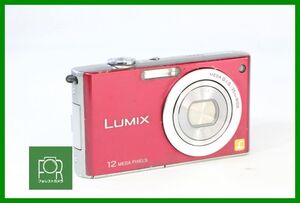 【同梱歓迎】実用■Panasonic LUMIX DMC-FX40 レッド■バッテリー付き・チャージャーなし■NN924