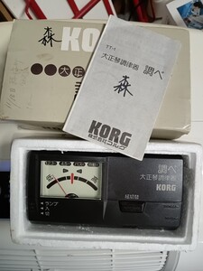 【送料無料】【匿名配送】■KORG 大正琴 調律器 TT-1 調べ コルグ 動作未確認 記名あり