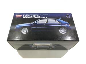 1円スタート 美品 中古品 KYOSHO LANCIA DELTA HF INTEGRALE 京商 1/18 ランチア デルタ HF インテグラーレ ブルーラゴス Evo2