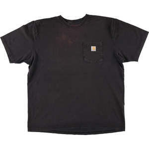 古着 カーハート Carhartt Loose Fit 半袖 ワンポイントロゴポケットTシャツ メンズXL /eaa430895