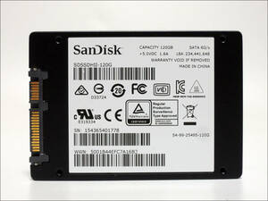 SanDisk 2.5インチSSD SSD UltraII SDSSDH-120G 120GB SATA #12319
