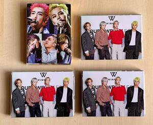 メモ紙　Kポップ ウィナー WINNER(3冊)、ビッグバン BIGBANG (1冊)、の折りたたみ式4段メモ帳　4冊セット