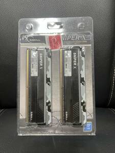 G.SKILL SNIPER X デスクトップ用メモリ F4-3600C19D-16GSXWB DDR4-3600 8GB x 2枚 合計16GB　(中古品・ほぼ未使用)