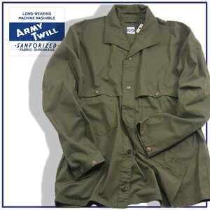 新品 【ARMY TWILL / アーミーツイル】SHIRTS JACKET シャツジャケット M ~ L ★353073 ミリタリー オーバーサイズ