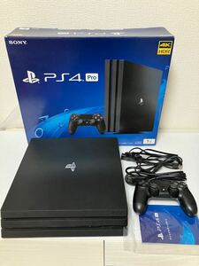 【美品、動作確認済】SONY PS4Pro CUH-7100B ジェットブラック