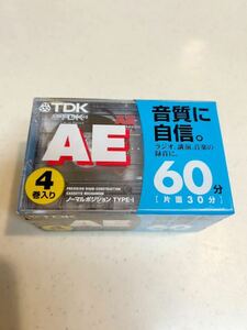 未開封TDK カセットテープ/ノーマルポジション /AE