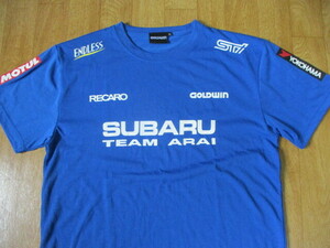 スバルSTI・ワールドラリー・エンドレス・ゴールドウィン・チームアライ　Tシャツ　サイズM　未使用　ジャケット・WRC・ヨコハマタイヤ