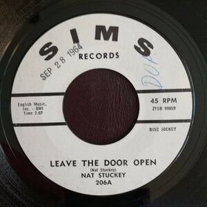 米7 Nat Stuckey Leave The Door Open / Wills Crossing 206 Sims Records /00080