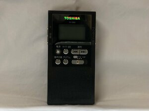 24B047 送料無料 TOSHIBA TY-TPR1 東芝 ポケットラジオ TV音声 FM/AM ラジオ 2013年製 通電・動作未確認 部品取り ジャンク