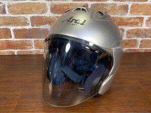 ♪♪Arai アライ ジェットヘルメット RamIII 57・58cm シルバー♪♪