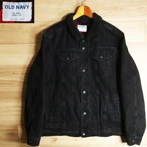 M12K/Y7.25-4　OLD NAVY　オールドネイビー　襟ボア　デニムジャケット　Gジャン　ジージャン　トラッカージャケット　裏ボア