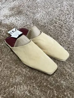 【新品】ZARA レザーサンダル 38