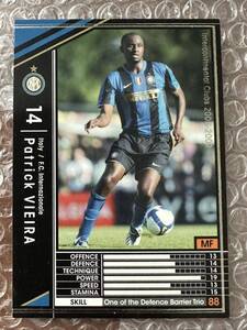 ◆WCCF 08-09 パトリック・ビエラ Patrick VIEIRA インテル所属 251/352◆