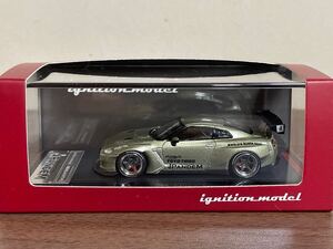 新品未使用品　ignition model(イグニッションモデル) 1/64 PANDEM R35 GT-R PANDEM R35 GT-R Green Metallic①