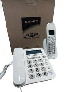 シャープ SHARP デジタルコードレス電話機 JD-G32CL （子機1台・ホワイト）