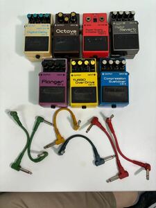 [ML12675-8]1円〜現状品！BOSS DD-3/OC-2/PSM-5/RV-2/CS-3/OD-2/BF-2 エフェクター　コンプレッサー　オーバードライブなど7点　ギター